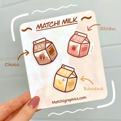 Matchi's Milk Set - Matchigraphics