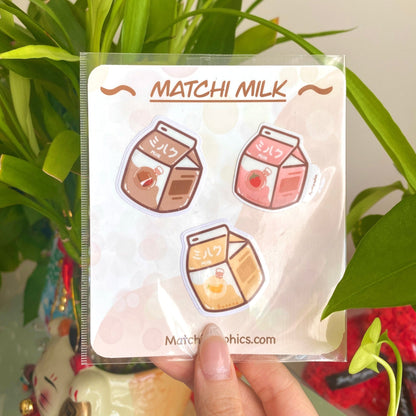 Matchi's Milk Set - Matchigraphics